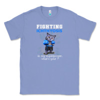 Colony Blue fighting cat ichthyosis awareness Classic Tee - linhVisuals