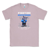 Lilac fighting cat ichthyosis awareness Classic Tee - linhVisuals
