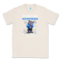 Natural fighting cat ichthyosis awareness Classic Tee - linhVisuals