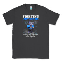 Smoke fighting cat ichthyosis awareness Classic Tee - linhVisuals
