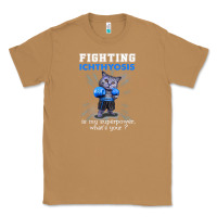 Toasted Coconut fighting cat ichthyosis awareness Classic Tee - linhVisuals
