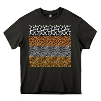 Asphalt safari animals seamless pattern Heavy Core Tee - BundleAndBundleShop