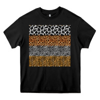 Black safari animals seamless pattern Heavy Core Tee - BundleAndBundleShop