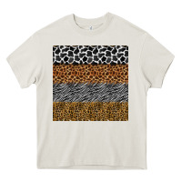 Cream safari animals seamless pattern Heavy Core Tee - BundleAndBundleShop