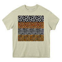 Mossy safari animals seamless pattern Heavy Core Tee - BundleAndBundleShop