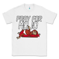White pray for mojo Classic Tee - linhVisuals