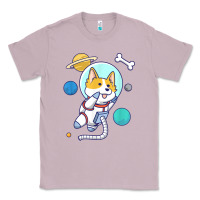 Lilac kawaii corgi astronaut dog corgi in space Classic Tee - linhVisuals