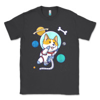 Smoke kawaii corgi astronaut dog corgi in space Classic Tee - linhVisuals