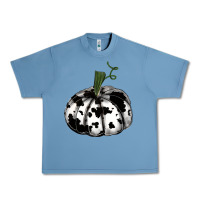 Pebble Blue watercolor cowhide halloween pumpkin Urban Heavy Tee - RanaPortraitStore