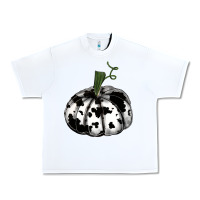 White watercolor cowhide halloween pumpkin Urban Heavy Tee - RanaPortraitStore