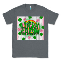 Charcoal Heather lucky charm st patricks day Classic Tee - FaDigitalArtStudio