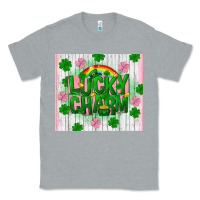 Heather Grey lucky charm st patricks day Classic Tee - FaDigitalArtStudio