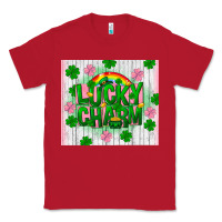 Red lucky charm st patricks day Classic Tee - FaDigitalArtStudio