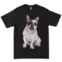 Black white black french bulldog Premium Tee - LillyAllenDesigns