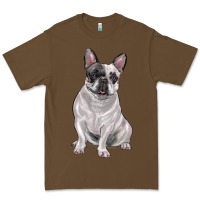 Cacao white black french bulldog Premium Tee - LillyAllenDesigns
