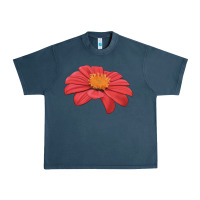 Midnight Navy del sol sunflower Urban Heavy Tee - LillyAllenDesigns
