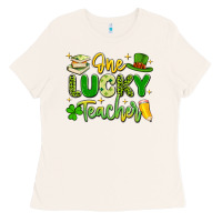 Bone one lucky teacher Ladies Tee - Artiststas