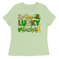 One Lucky Teacher Ladies Tee | Teevron