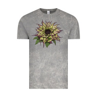 Cloud Rock sun   fill purple sunflower Vintage Tee - LillyAllenDesigns