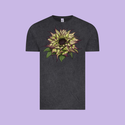Sun   Fill Purple Sunflower Vintage Tee Designed By Lillyallendesigns