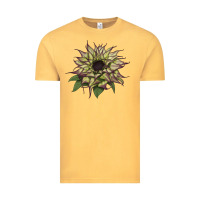 Vintage Mustard sun   fill purple sunflower Vintage Tee - LillyAllenDesigns