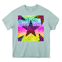 Arona zebra glitter star seamless pattern Heavy Core Tee - BundleAndBundleShop