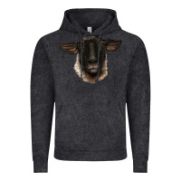 Vintage Black suffolk ewe head Vintage Hoodie - BarkalooDesign