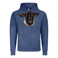 Vintage Denim suffolk ewe head Vintage Hoodie - BarkalooDesign