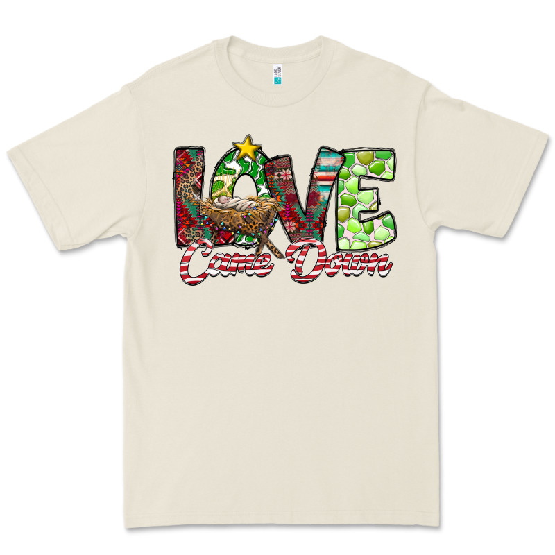 Love Came Down Premium Tee by CowhideDigitalArt | Teevron
