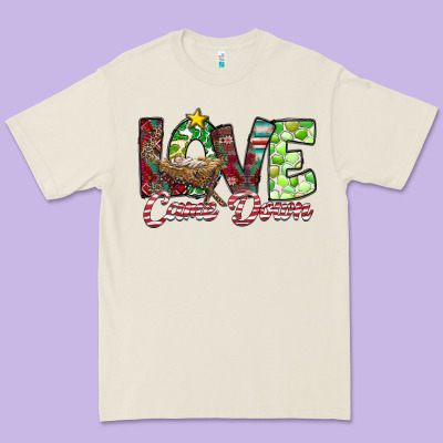 Love Came Down Premium Tee Designed By Cowhidedigitalart
