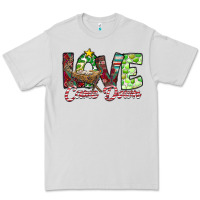Dove Grey Love Came Down Premium Tee - CowhideDigitalArt