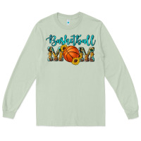 Matcha western leopard camouflage sunflowers glitter mom basketball Long Sleeve Tee - Artiststas