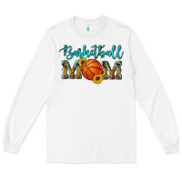 White western leopard camouflage sunflowers glitter mom basketball Long Sleeve Tee - Artiststas