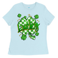 Baby Blue lucky Ladies Tee - Artiststas