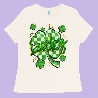 Lucky Ladies Tee Designed By Artiststas
