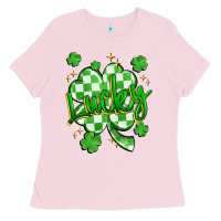 Bubblegum Pink lucky Ladies Tee - Artiststas