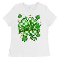 White lucky Ladies Tee - Artiststas