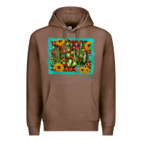 Chestnut cactus christmas Premium Hoodie - BarkalooDesign