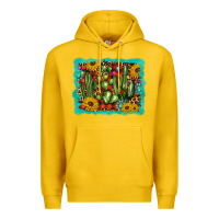 Lemon cactus christmas Premium Hoodie - BarkalooDesign