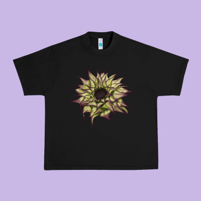 Sun   Fill Purple Sunflower Urban Heavy Tee Designed By Lillyallendesigns