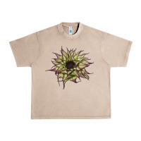French Oak sun   fill purple sunflower Urban Heavy Tee - LillyAllenDesigns