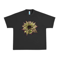 Pigment Black sun   fill purple sunflower Urban Heavy Tee - LillyAllenDesigns