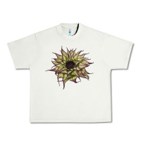 Pistachio sun   fill purple sunflower Urban Heavy Tee - LillyAllenDesigns