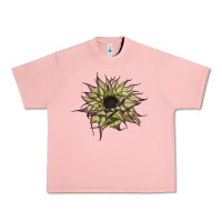 Salmon sun   fill purple sunflower Urban Heavy Tee - LillyAllenDesigns