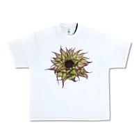 White sun   fill purple sunflower Urban Heavy Tee - LillyAllenDesigns