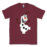 Burgundy olaf Classic Tee - linhVisuals