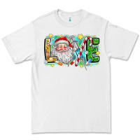 White Love Santa Premium Tee - CowhideDigitalArt