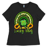 Black lucky vibes Ladies Tee - Artiststas