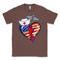 Chestnut patriotic nurse love Classic Tee - BarkalooDesign