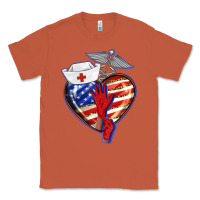 Copper patriotic nurse love Classic Tee - BarkalooDesign